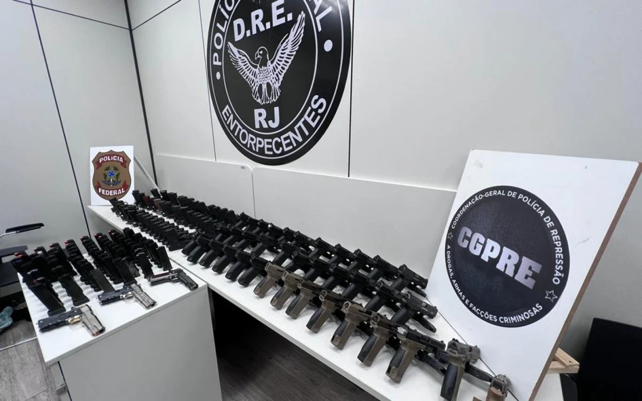 Armas e munições apreendidas no Rio aumentaram mais de 80
